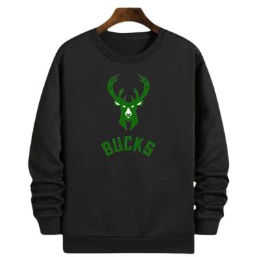 Imagem de Blusa Moletom Gola Basquete Bucks Giannis Basketball