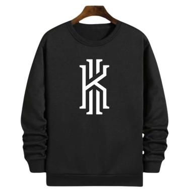 Imagem de Blusa Moletom Gola Basquete Kyrie Irving Logo Basketball