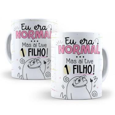 Imagem de Caneca de Cerâmica Personalizada 325ml Flork Mães - ILBN