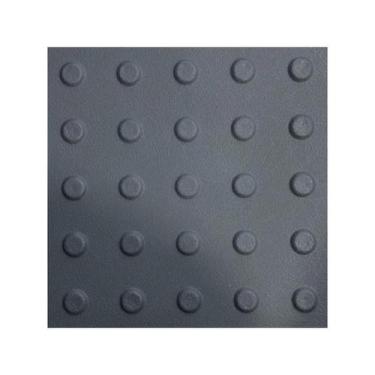 Imagem de Kit 16 Pisos Tatil Alerta Cinza Texturizado Pvc 25X25Cm - LaggeAcessib