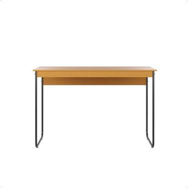 Imagem de Mesa Para Escritório Escrivaninha Ofiice 120 Cm Metal Criare Canela