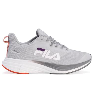 Imagem de Tênis Fila Racer Curve 2 Cinza Roxo e Laranja