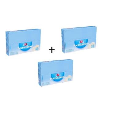Imagem de 3 caixas de Queijo Polenguinho Light c/ 72 Unidades cada total 216 unidades