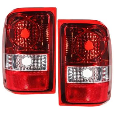 Imagem de Boine Luz traseira compatível com Ford Ranger 2006 2007 2008 2009 2010 2011 Lâmpadas de freio da luz traseira do lado do motorista e do passageiro 6L5Z13404A 6L5Z13405AA