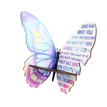 Imagem de IEUDNS Float Storage Rack Butterfly Corner Sheld Versátil pendurado Organizador prático Exibição de parede para crianças Plantas de brinquedos do quarto, 23.5cmx25cm