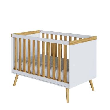Imagem de Berço Moveis Peroba Sky Retro Americano mini cama MDF