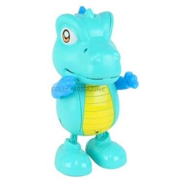 Imagem de Dinossauro Dançarino, Brinquedo Infantil Musical Interativo com Luzes e Som, Anda Mexe e Dança, Premium, Felix Magazine