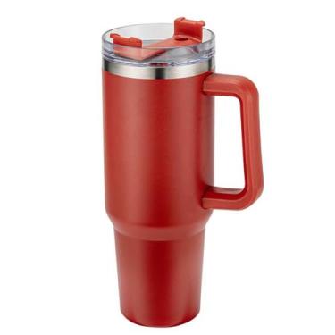 Imagem de Caneca Térmica 1200ml Inox Com Canudo, Alça e Isolamento Lançamento - 