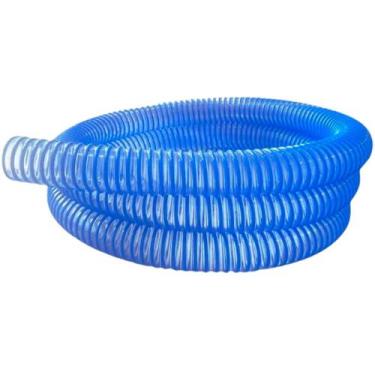 Imagem de Mangueira siliconada 38mm para limpeza de piscinas 5 metros  - Azul Fl