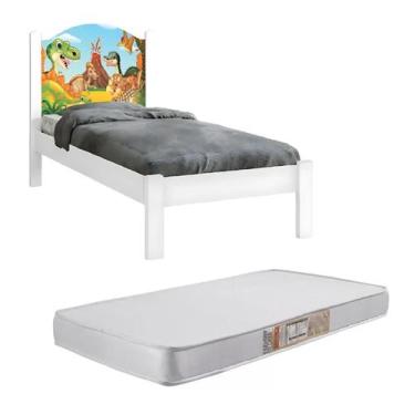 Imagem de Cama Adesivada Solteiro Personagens Acompanha Colchão 188x88 D20 - Any