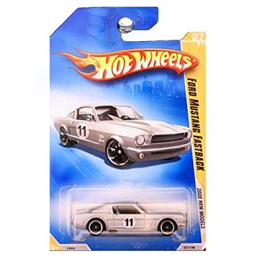 Imagem de Hot Wheels 2008 New Models Silver Ford Mustang Fastback w/ Black OH5SPs (27 of 40) #27/196