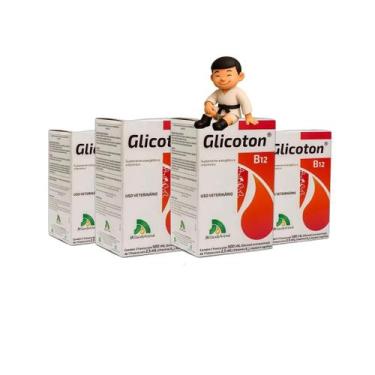 Imagem de Kit 4 Glicoton B12 500ml Suplemento Repositor - 000368