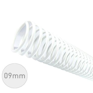 Imagem de Espiral Para Encadernação Branco 9Mm 50 Folhas 100 Und