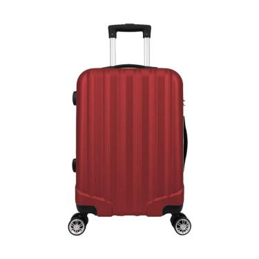 Imagem de Mala De Bordo Abs 4 Rodas Adventure Fortt Vermelha - Mab01-vr