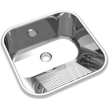 Imagem de Tanque De Inox Rebordeado 400x400x220mm Ct-40 0.7mm Abertura 2 1-2 Mekal