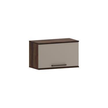 Imagem de Armário Aéreo 60cm 1 Porta Basculante Luna Luciane Móveis Nogueira Dourado-cinammon