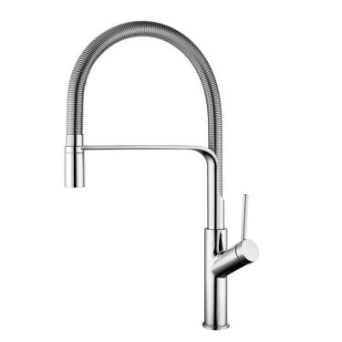 Imagem de Torneira de Cozinha Gourmet Flexível Misturador Monocomando Premium Dubai Cromo Totalme...