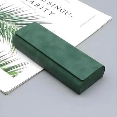 Imagem de Estojo De Óculos De Sol Unissex De Couro PU Rígido Portátil Anti-extru