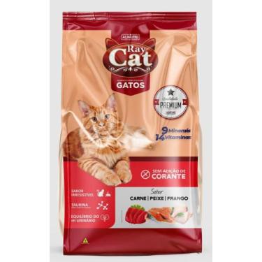 Imagem de Ray CAT gatos qualidade Premium carne/peixe/frango 10,1kg - Alinutri