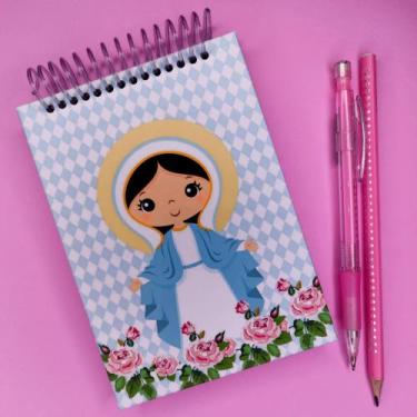 Imagem de Bloquinho A6 personalizado Nossa Senhora de Fátima - Zen