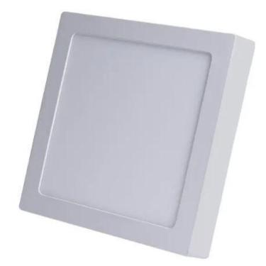 Imagem de Luminária de led 24w quadrada sobrepor 6000k bivolt - TLT, Quadrada, L