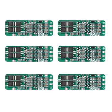 Imagem de AEDIKO 6 Peças 3S 20A Bms 18650 Li-Ion Módulo Carregador De Bateria Lítio Placa Proteção Pcb 11,1V 12V 12,6V Sobredescarga/Sobrecorrente