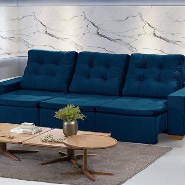 Imagem de Sofá Manaus Modular 6 Lugares 305cm Retrátil e Reclinável - Yescasa