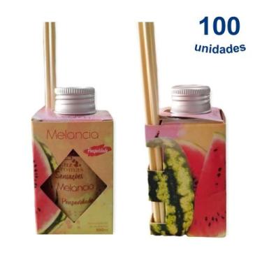 Imagem de Kit 100 Aromatizador Ambiente 100ml Difusor Vareta Perfumado Cheiroso 
