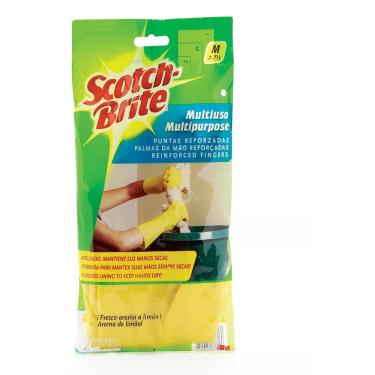 Imagem de Luva Scotch Brite Multiuso Amarela M 1 Unidade