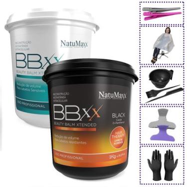 Imagem de Btx BBXX Balm Xtended Black 1kg + Free 1kg NatuMaxx + Brinde