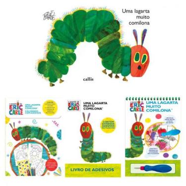 Imagem de Coleção uma lagarta muito comilona - 4 vol: livro história + livro de 