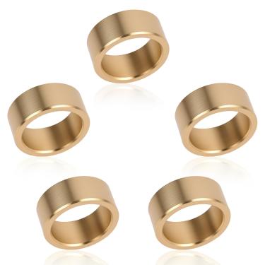 Imagem de ETZ Anel redutor adaptador de mandril de lâmina 630 295 (5 peças) substituto para Stihl TS400 TS420 TS700 TS80 lâmina de serra cortada anel redutor de substituição ouro