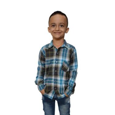 Imagem de Camisa Infantil De Flanela Manga Longa Menino Festa Junina - Repelique