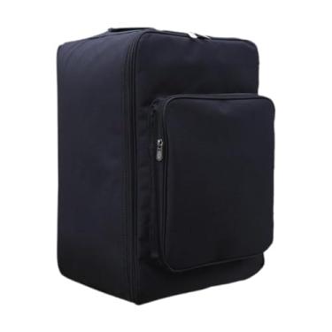 Imagem de simhoa Bolsa grande para caixa de cajon, mochila acolchoada, alças ajustáveis, tecido Oxford para instrumento musical, estojo para caixa de cajon