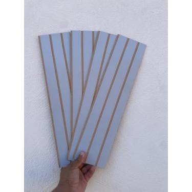 Imagem de 21Painéis Ripados Autocolante Azul Claro 45cm/11cm