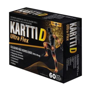 Imagem de Kartti D Ultra Flex Colágeno Tipo II Vita Blue 60 Cápsulas