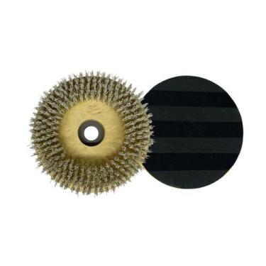 Imagem de Escova De Nylon+ Suporte C/ tiras autocolantes Enceradeira Cleaner 300