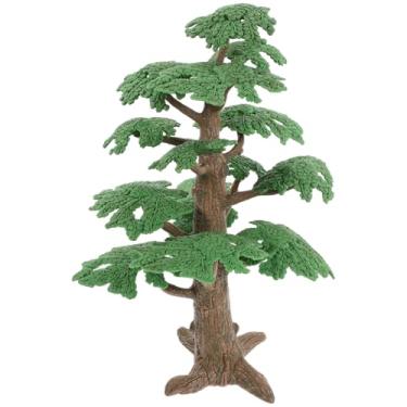 Imagem de NUOBESTY Mini modelo de árvores, 1 peça miniatura de trem, arquitetura, árvores, modelo de árvore falsa para artesanato DIY, paisagem, acessórios de decoração de mesa de areia
