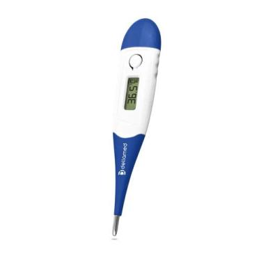 Imagem de Termômetro Clínico Digital Dellamed com Haste Flexível Azul - 01 und