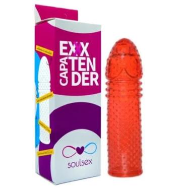 Imagem de Capa Peniana Extender Em Silcione 5 cm Acessório Erótico Extensora Peniana 0350 (VERMELHO)