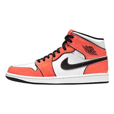 Imagem de Nike Air Jordan 1 Mid Turf Laranja/Preto Branco DD6834-802 Masculino, Turf Laranja/preto-branco, 10.5