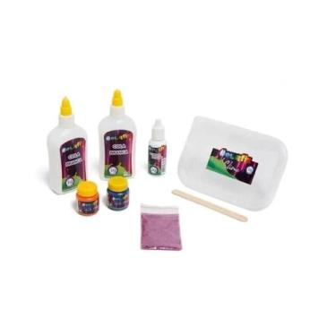 Imagem de Eu Que Fiz - Kit Para Fazer 2 Slimes Glitter - I9 Brinquedos