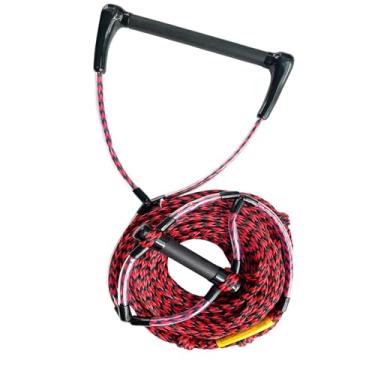 Imagem de predolo Corda para esqui aquático, linha de esportes aquáticos, corda de reboque para wakeboard, multifuncional para kneeboard, 60 Pés