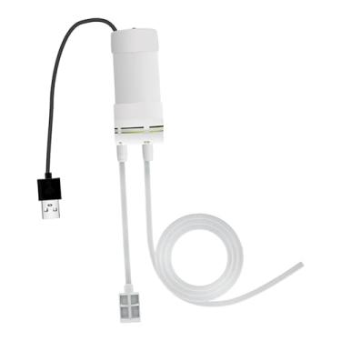 Imagem de Ｂｅｓｇａ Bomba autoescorvante USB DC5V portátil com mangueira de 1M e filtro de pedra, ferramenta elétrica de bombeamento de água para brocas de água, bonsai, com Filtro de Metal