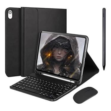 Imagem de Capa Dobrável, Teclado, Mouse, Caneta Táctil Para Samsung Tab A7