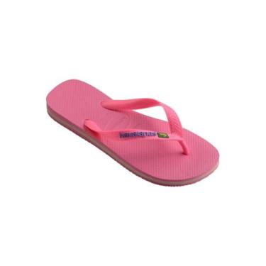 Imagem de Chinelo Brasil, Havaianas, Adulto Unissex, Pink Eletric, 41/42