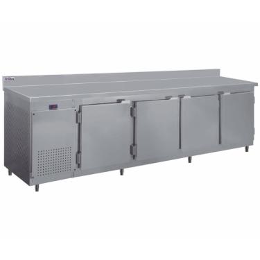 Imagem de Balcão De Encosto 4 Portas 860 Litros Rf046 Frilux Balcão Refrigerado Inox 220v