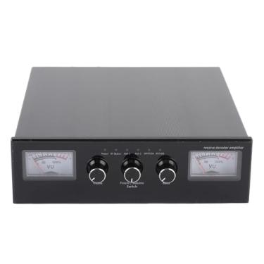 Imagem de Luocute Pré -amplificador Com Medidor VU, Amp Estéreo de Entrada Coaxial de 200w para Casa Com Controle de Graves Agudos, USB/OPT/Coax/para Falantes Estéreo (Plugue da UE)