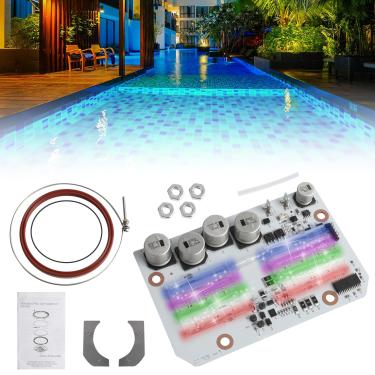 Imagem de Placa de motor de luz 619818Z compatível com luz de piscina Pentair 601000 601001 601002 601003 601004 601010 601011 601012 601013 placa de circuito para IntelliBrite 5G luz LED colorida 2ª Geração