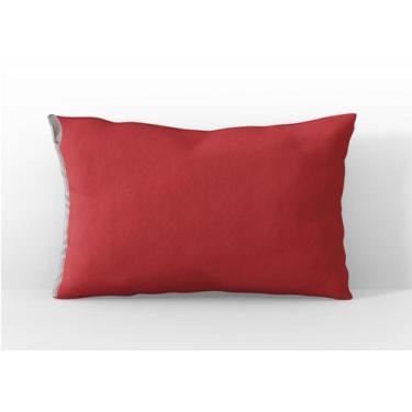 Imagem de Fronha Avulsa Capa de Travesseiro Malha Gel 50cm x 70cm com Zíper - En